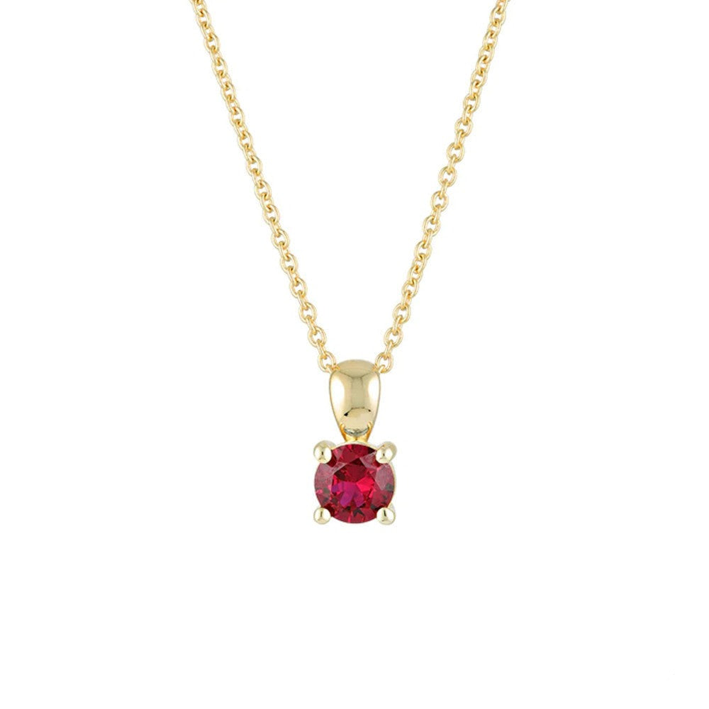 Birthstone Pendant Necklace