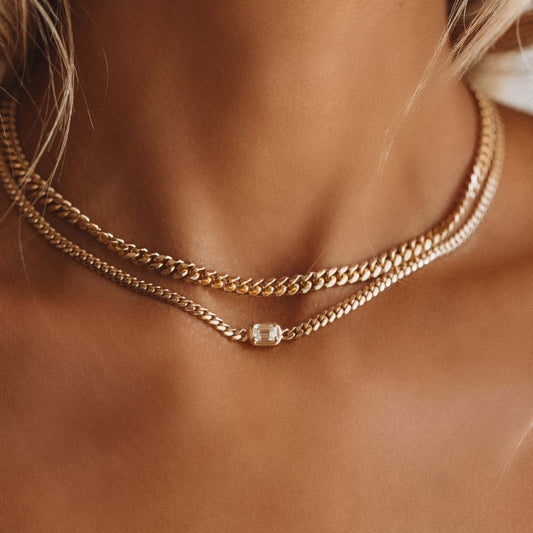 Minimalist Cuban Chain Necklace
